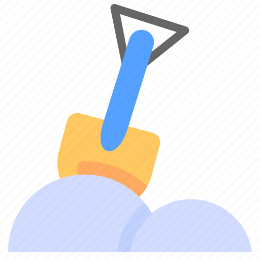 Sand, shovel, snow, snowing, winter icon - Download on Iconfinder