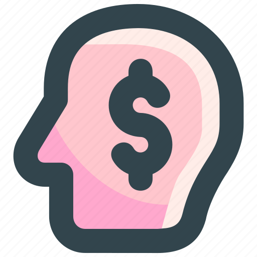 Dollar, head, investment, mind, money icon - Download on Iconfinder