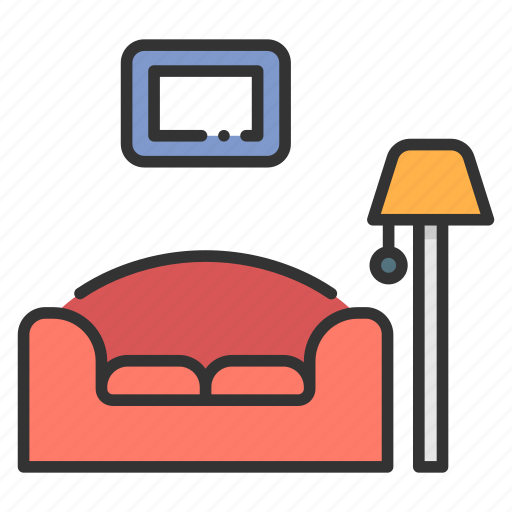Design, furniture, house, interior, lamp, living, sofa icon - Download on Iconfinder