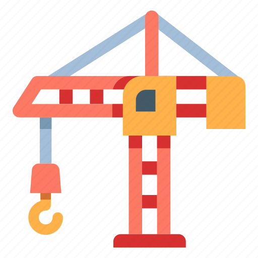 Building, construction, crane, lifting, machine, machinery icon - Download on Iconfinder