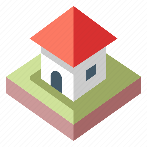 Architecture, home, house, isometric, residential icon - Download on Iconfinder