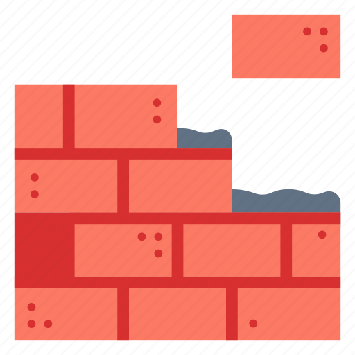 Architecture, block, brick, build, cement, masonry, wall icon - Download on Iconfinder