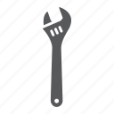 adjustable, key, monkey, repair, spanner, tool, wrench