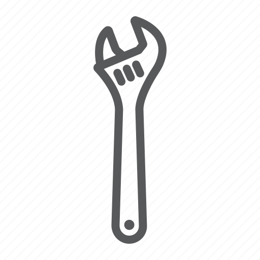 Adjustable, key, monkey, repair, spanner, tool, wrench icon - Download on Iconfinder