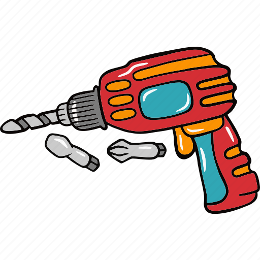 Power, drill, equipment, drilling, tool, construction, industrial icon - Download on Iconfinder