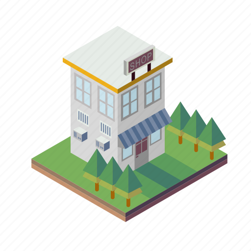 Building, city, construction, property, shop icon - Download on Iconfinder