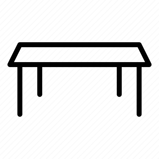 Decoration, furniture, table, thin icon - Download on Iconfinder