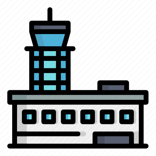 Airport, plane, travel, building, architecture icon - Download on Iconfinder