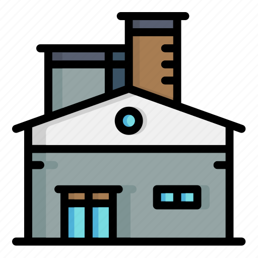 Warehouse, factory, industry, production, building, architecture icon - Download on Iconfinder