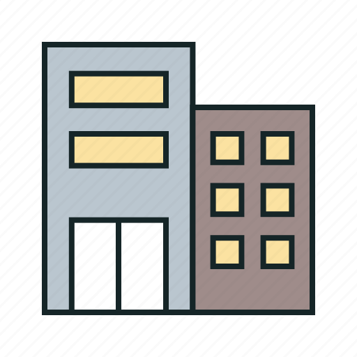 Buildings, city, houses, real estate, town icon - Download on Iconfinder