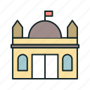 building, government, institution, monument icon, • architecture 