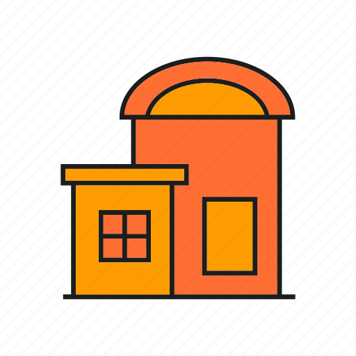 Building, edifice, home, house, real estate, residence, roof icon - Download on Iconfinder