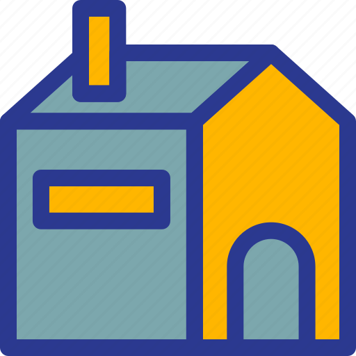 Architecture, building, farm, home, house, house production, landmark icon - Download on Iconfinder