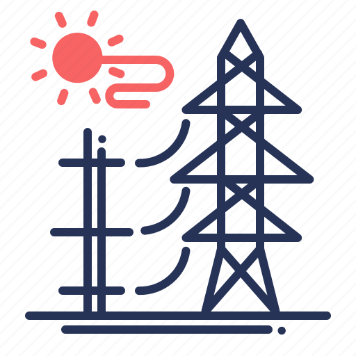 Electricity, power station, solar, sun icon - Download on Iconfinder