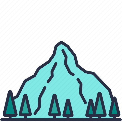 Switzerland, toblerone, trees, mountain, landmark, travel icon - Download on Iconfinder