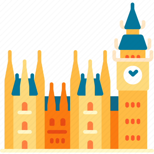 Building, london, england, bigben, city, landmark, clock icon - Download on Iconfinder