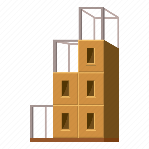 Architecture, building, cartoon, construction, glass, office, plan icon - Download on Iconfinder