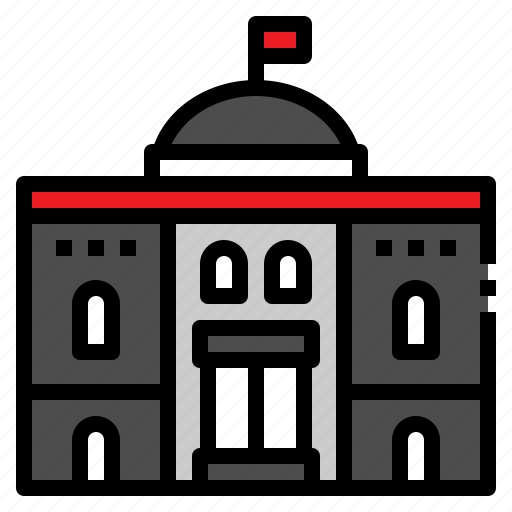 Administration, building, democracy, government, politic icon - Download on Iconfinder