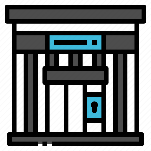 Building, criminal, jail, judge, prison icon - Download on Iconfinder