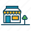 building, chart, shop, store icon 