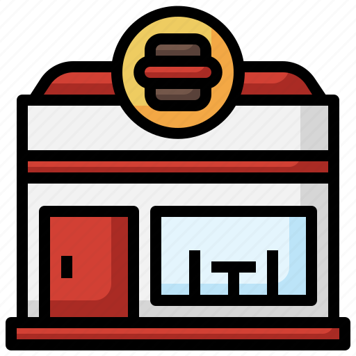 Burger, shop, junk, food, store icon - Download on Iconfinder