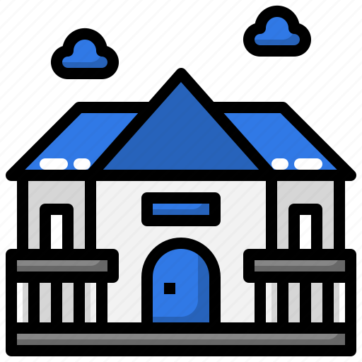 House, urban, town, home, building icon - Download on Iconfinder