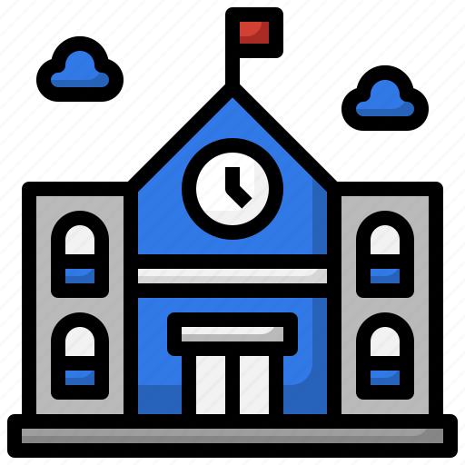 School, college, high, education, buildings icon - Download on Iconfinder