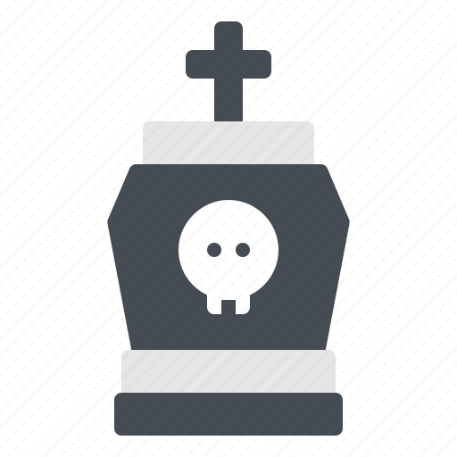 Cemetery, death, grave, skrull, tomb icon - Download on Iconfinder