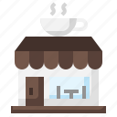 coffee, shop, urban, cafe, town, building