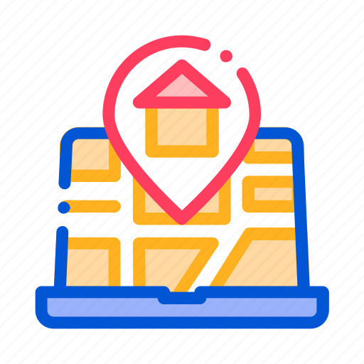House, location, map, marker icon - Download on Iconfinder