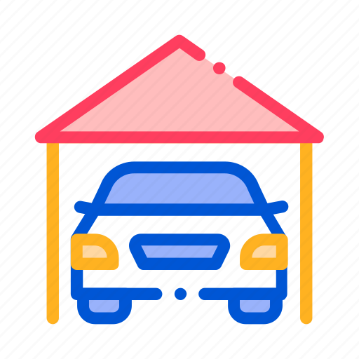 Car, garage, shed, vehicle icon - Download on Iconfinder