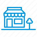 building, chart, shop, store icon