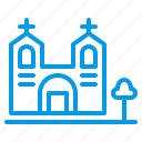 building, christian, church, pray icon