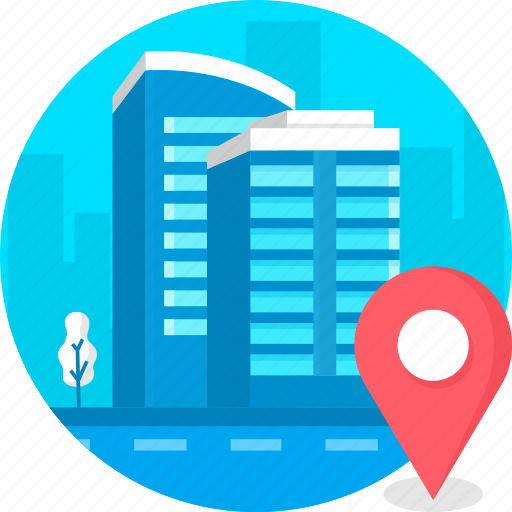 Building, business, corporate, location, office, real estate icon - Download on Iconfinder