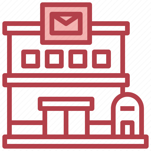 Post, office, package, mail, buildings, box icon - Download on Iconfinder