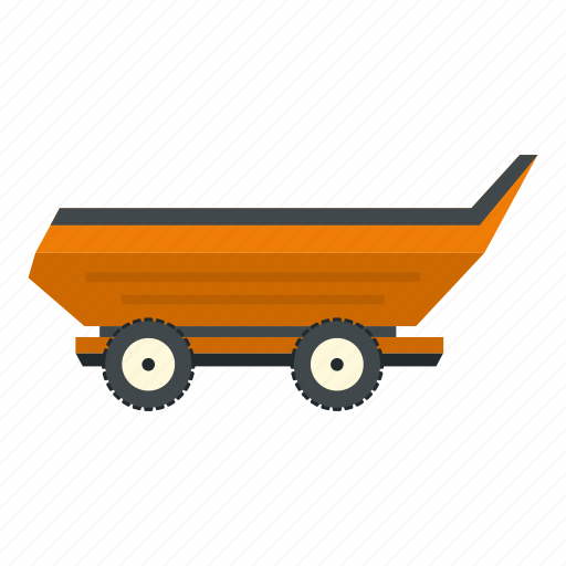 Car, trailer, transport, transportation, truck, vehicle, white icon - Download on Iconfinder