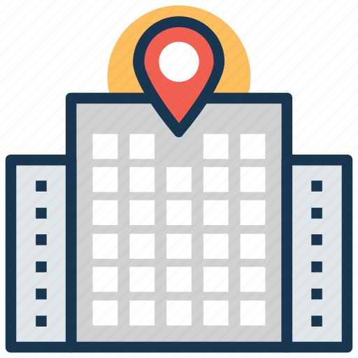 Navigation, office location, office location pointer, office near me, office pin icon - Download on Iconfinder