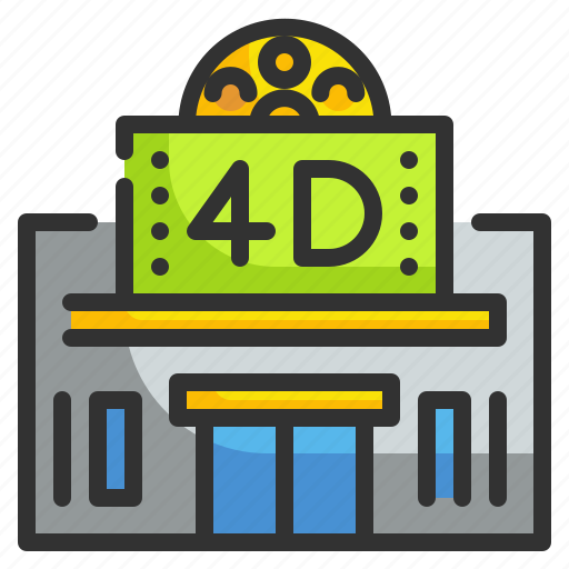Buildings, cinema, entertainment, movie, theater icon - Download on Iconfinder