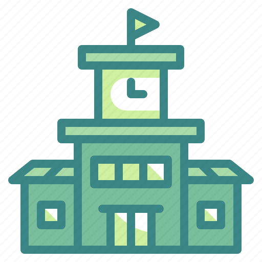 Architecture, buildings, college, education, school icon - Download on Iconfinder