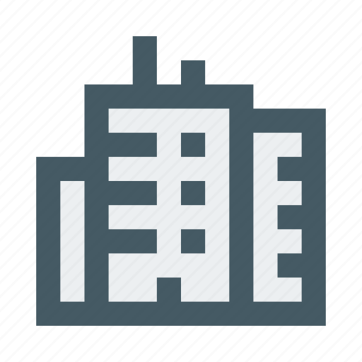 Apartment, building, city, house, property, real, town icon - Download on Iconfinder