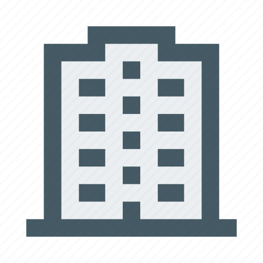 Apartment, building, city, house, property, real, town icon - Download on Iconfinder