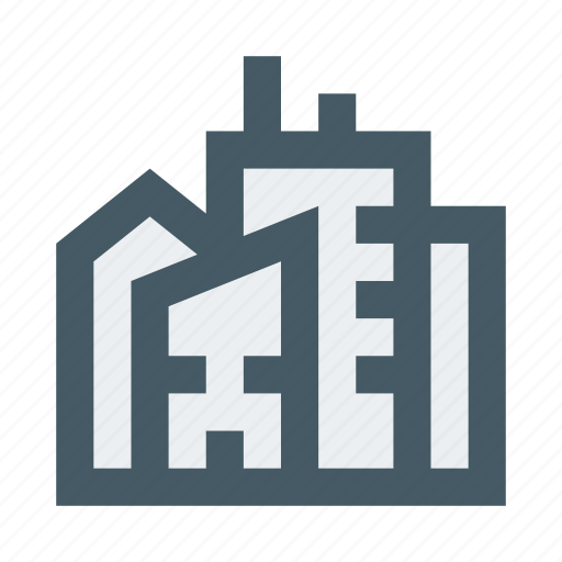 Apartment, building, city, house, office, town, work icon - Download on Iconfinder