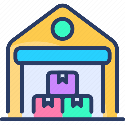 Building, depot, factory, stock, storage, storehouse, warehouse icon - Download on Iconfinder