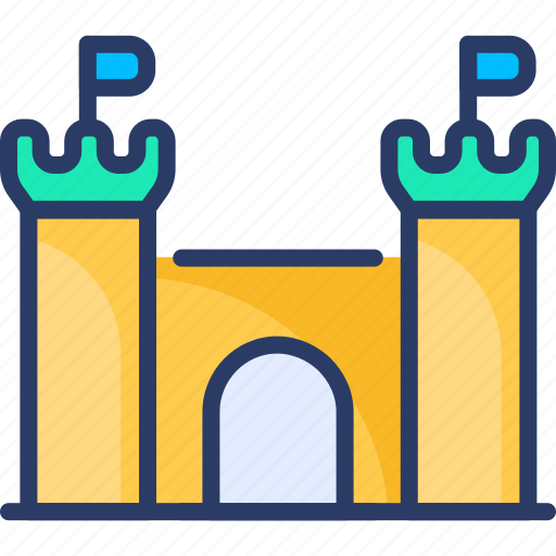 Castle, chateau, citadel, fortress, kingdom, palace, tower icon - Download on Iconfinder