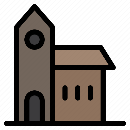 Building, christian, church, historic, monastery icon - Download on Iconfinder