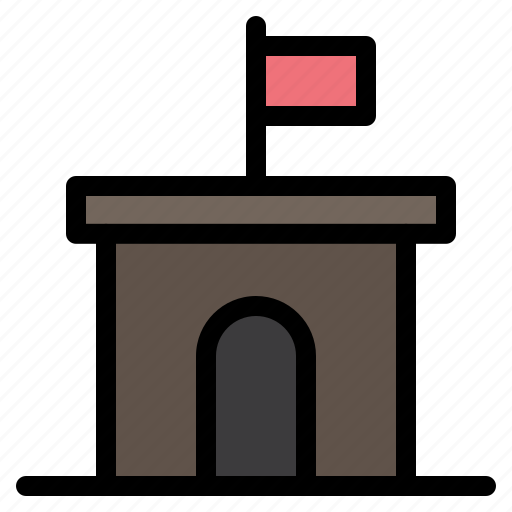 Architecture, estate, flag, mario, property icon - Download on Iconfinder