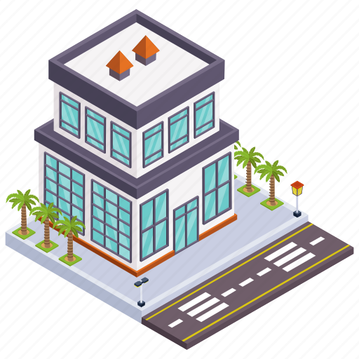 Commercial building, office, corporate building, office building, office architecture icon - Download on Iconfinder
