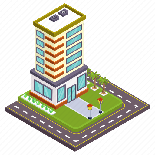 Flats, apartments, accommodation, skyscraper, building icon - Download on Iconfinder