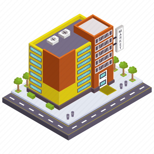 Plaza, architecture, market, marketplace, building icon - Download on Iconfinder