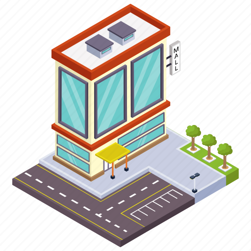 Mall, plaza, shopping center, mall building, mall architecture icon - Download on Iconfinder